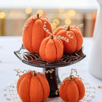 Set of 3 Felted Pumpkins