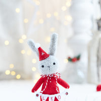 Christmas baby Bunny ornament