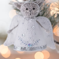 Christmas Angel Cat ornament