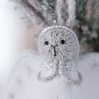 Christmas Angel Rabbit ornament