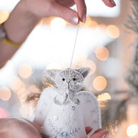 Christmas Angel Cat ornament