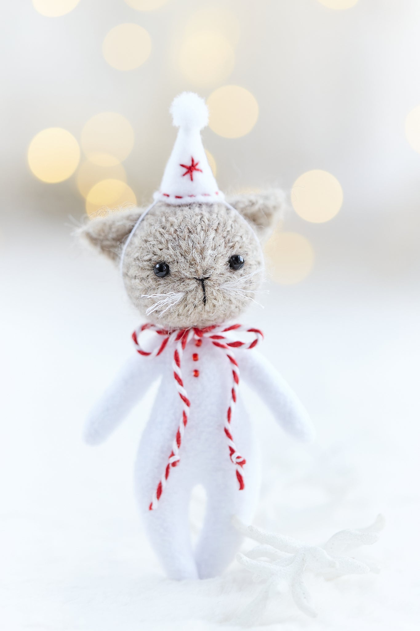 Christmas baby Kitten ornament