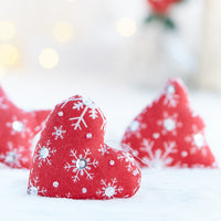 Red Ornaments set of 3