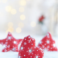 Red Ornaments set of 3