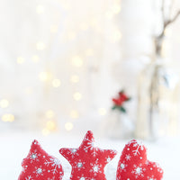 Red Ornaments set of 3